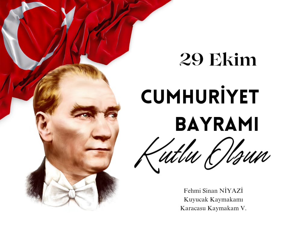 29 Ekim Cumhuriyet Bayramı Kutlu Olsun